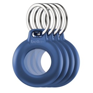 BELKIN Secure Holder - Airtag - Waterproof Keyring - 1 Pack Blue
