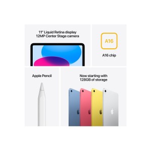 Apple iPad 11 pouces Wi-Fi 256 Go - Jaune