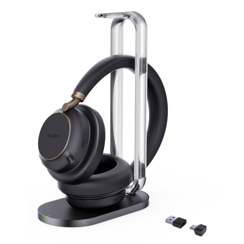 Yealink BH76 Plus + Charging Stand Teams USB-C/A Sans fil A | JDB-Info