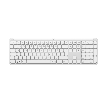 LOGITECH Signature Slim Wireless Keyboard K950 - Off White - CENTRAL-419 (DE)