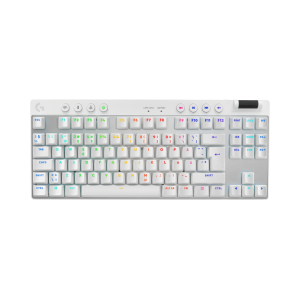 LOGITECH G PRO X TKL LIGHTSPEED Gaming Keyboard - WHITE - (PAN) - 2.4GHZ/BT - N/A - NORDIC-613 - TACTILE