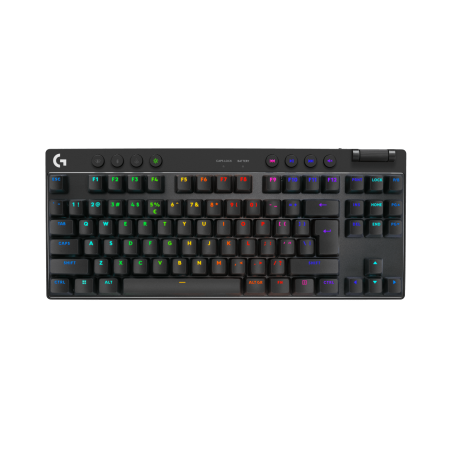 LOGITECH G PRO X TKL LIGHTSPEED Gaming Keyboard - BLACK - (US) INTL - 2.4GHZ/BT - N/A - EMEA28-935 - TACTILE