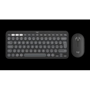LOGITECH Pebble 2 Combo - TONAL GRAPHITE - (US) INTL - 2.4GHZ/BT - N/A - INTNL-973 - UNIVERSAL