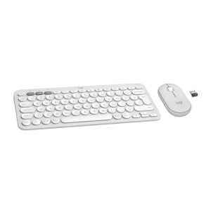 LOGITECH Pebble 2 Combo - TONAL WHITE - (US) INTL - 2.4GHZ/BT - N/A - INTNL-973 - UNIVERSAL