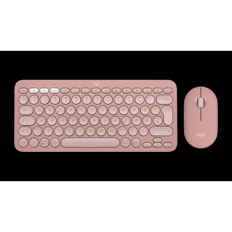 LOGITECH Pebble 2 Combo - TONAL ROSE - (DE) - 2.4GHZ/BT - N/A - CENTRAL-419 - UNIVERSAL