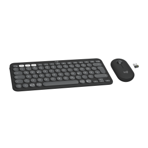 LOGITECH Pebble 2 Combo - TONAL GRAPHITE - (DE) - 2.4GHZ/BT - N/A - CENTRAL-419 - UNIVERSAL