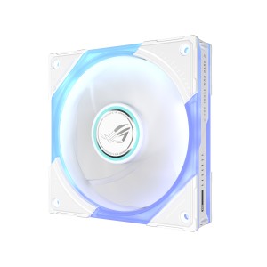 ASUS ROG Eurux GR120 ARGB Fan White Single Pack Boitier PC | JDB-Info