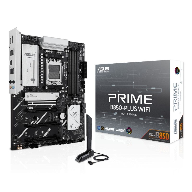 ASUS PRIME B850-PLUS WIFI AMD B850 Emplacement AM5 ATX | JDB-Info
