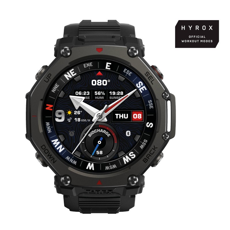 Amazfit T-Rex 3 Pro 3,81 cm (1.5") AMOLED 48 mm Numérique 4 | JDB-Info