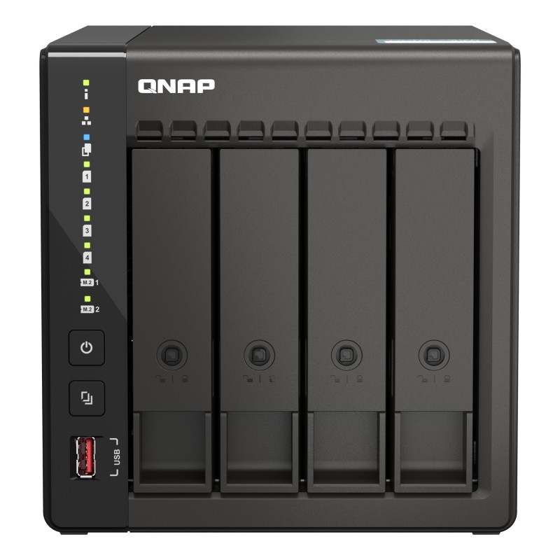 QNAP TS-453E NAS Tower Intel® Celeron® J6412 8 Go 0 To QNAP | JDB-Info