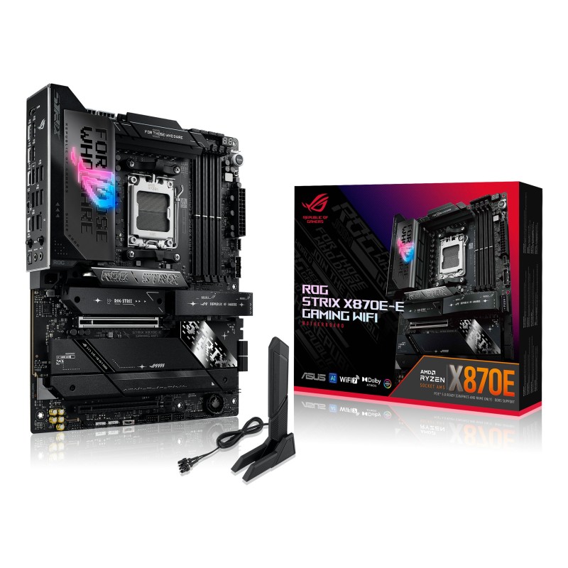 ASUS ROG STRIX X870E-E GAMING WIFI AMD X870E Emplacement AM | JDB-Info
