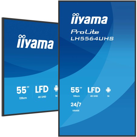 iiyama LH5564UHS-B1AG Écran d'affichage dynamique Écran pla | JDB-Info