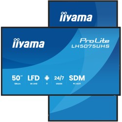 iiyama LH5075UHS-B2AG Écran d'affichage dynamique Écran pla | JDB-Info