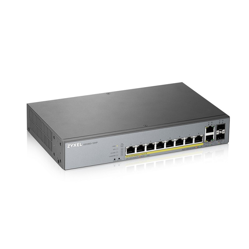 Zyxel GS1350-12HP-EU0101F commutateur réseau Géré L2 Gigabi | JDB-Info