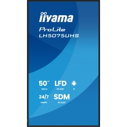 iiyama LH5075UHS-B2AG Écran d'affichage dynamique Écran pla | JDB-Info