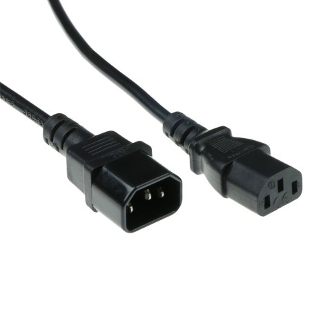 ACT 230V connection cable C13 - C14 3 m Noir | JDB-Info