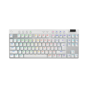 LOGITECH G PRO X TKL LIGHTSPEED Gaming Keyboard - WHITE - (US) INTL - 2.4GHZ/BT - N/A - EMEA28-935 - TACTILE