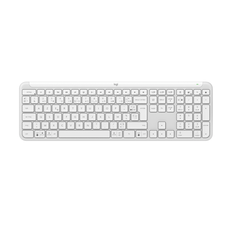 LOGITECH Signature Slim Wireless Keyboard K950 - Off White - CENTRAL-419 (FR)