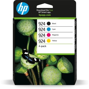 HP 924 4-Pack CMYK(4) Original Ink Cartridge cartouche d'en | JDB-Info