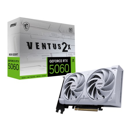 MSI GeForce RTX 5060 8G VENTUS 2X OC WHITE NVIDIA 8 Go GDDR | JDB-Info
