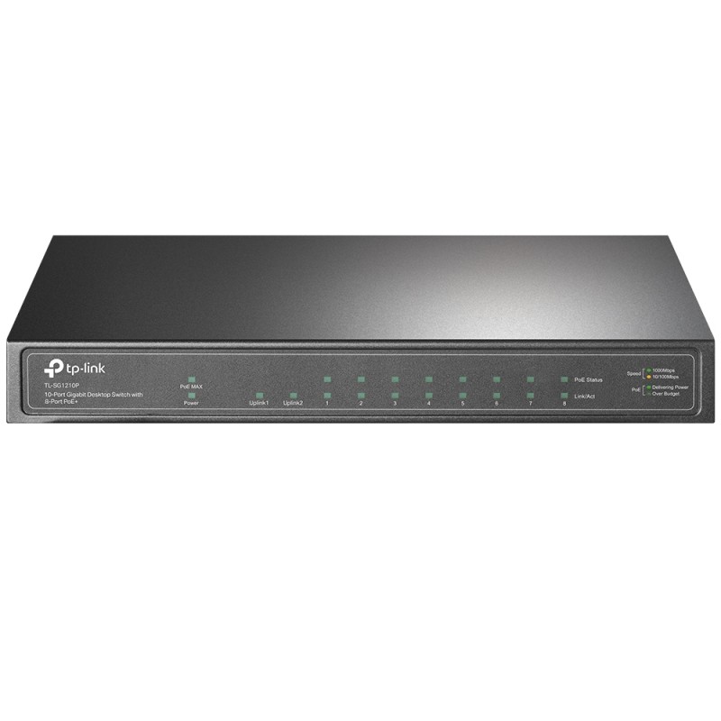 TP-Link TL-SG1210P commutateur réseau Non-géré Gigabit Ethe | JDB-Info