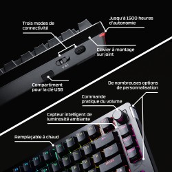 HyperX Alloy Rise 75 sans fil - Clavier gamer | JDB-Info