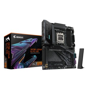 GIGABYTE X870E AORUS ELITE X3D AMD X870E Emplacement AM5 AT | JDB-Info