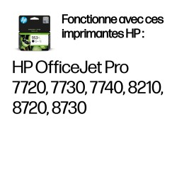 HP 953XL Cartouche d’encre noire grande capacité authentiqu | JDB-Info
