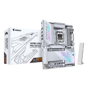 GIGABYTE X870E AORUS PRO X3D ICE AMD X870E Emplacement AM5 | JDB-Info