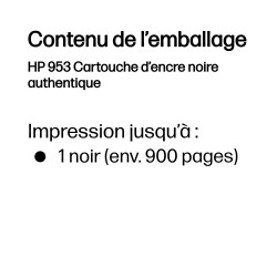 HP 953 Cartouche d’encre noire authentique | JDB-Info