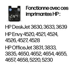 HP 302XL Cartouche d’encre noire grande capacité authentiqu | JDB-Info
