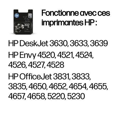 HP 302XL Cartouche d’encre noire grande capacité authentiqu | JDB-Info