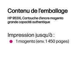 HP 953XL Cartouche d’encre magenta grande capacité authenti | JDB-Info