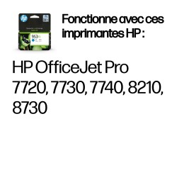 HP 953XL Cartouche d’encre cyan grande capacité authentique | JDB-Info