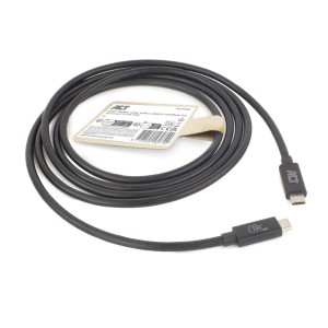 ACT AC7432 câble USB USB4 Gen 2x2 2 m USB C 20 Gbit/s Noir | JDB-Info
