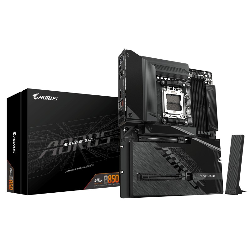 GIGABYTE B850 AORUS STEALTH AMD B850 Emplacement AM5 ATX | JDB-Info