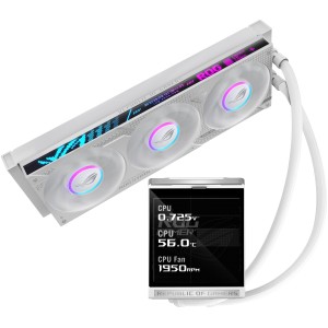 ASUS ROG Strix LC IV 360 ARGB LCD White Edition Processeur | JDB-Info