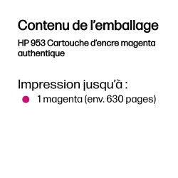 HP 953 Cartouche d’encre magenta authentique | JDB-Info