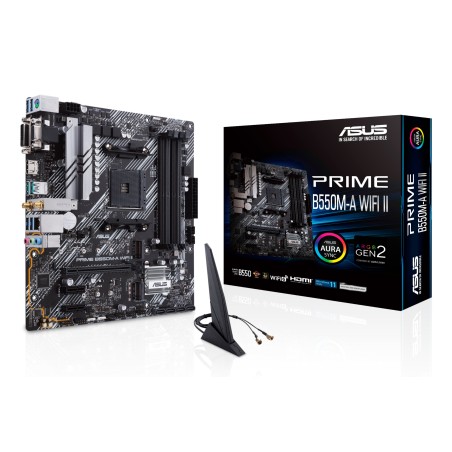 ASUS PRIME B550M-A WIFI II AMD B550 Emplacement AM4 micro A | JDB-Info