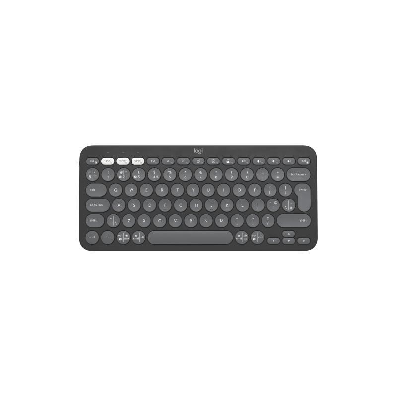 LOGITECH Pebble Keys 2 K380s - TONAL GRAPHITE - (UK) - BT - N/A - INTNL-973 - UNIVERSAL