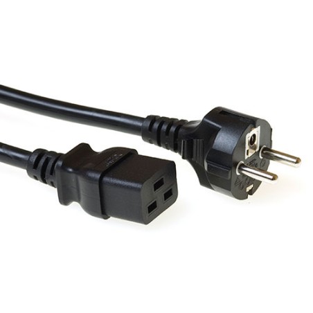 ACT AK5148 câble électrique Noir 5 m CEE7/7 Coupleur C19 | JDB-Info