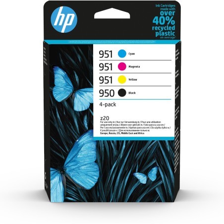 HP 951 4-Pack CMY(3)/950 Black Original Ink Cartridge Combo | JDB-Info