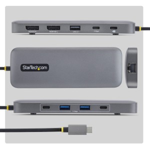 StarTech.com Adaptateur Multiport USB-C vers Double Display | JDB-Info