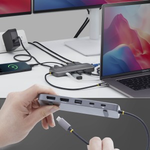 StarTech.com Adaptateur Multiport USB-C vers Double Display | JDB-Info