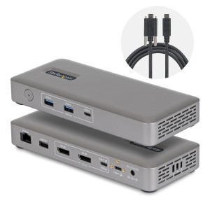 StarTech.com Station d'Accueil USB4, Double Sortie 4K 144Hz | JDB-Info