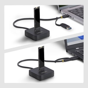 StarTech.com Dock Adaptateur USB-C/USB-A vers M.2 NVMe, 10 | JDB-Info