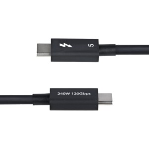 StarTech.com Câble Thunderbolt 5 de 50cm, 80Gbps/Jusqu'à 12 | JDB-Info