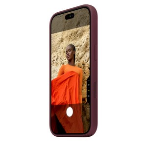 APPLE iPhone18Pro Silicone Case with MagSafe Burgundy