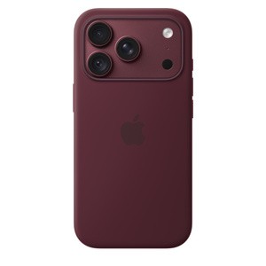 APPLE iPhone18Pro Silicone Case with MagSafe Burgundy