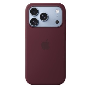 APPLE iPhone18Pro Silicone Case with MagSafe Burgundy